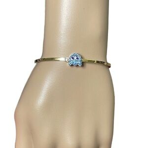 Little blue ghost sparkly bracelet NWOT